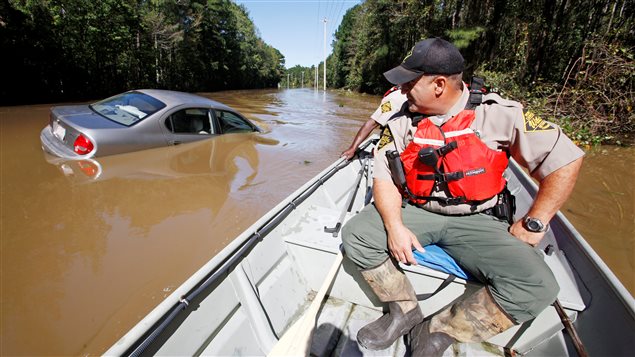 Inundaciones en Carolina del Norte.  