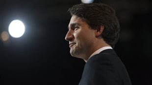 Le chef du Parti libéral du Canada, Justin Trudeau, s’adressant à la communauté musulmane Ahmadiyya. © PC/Chris Young