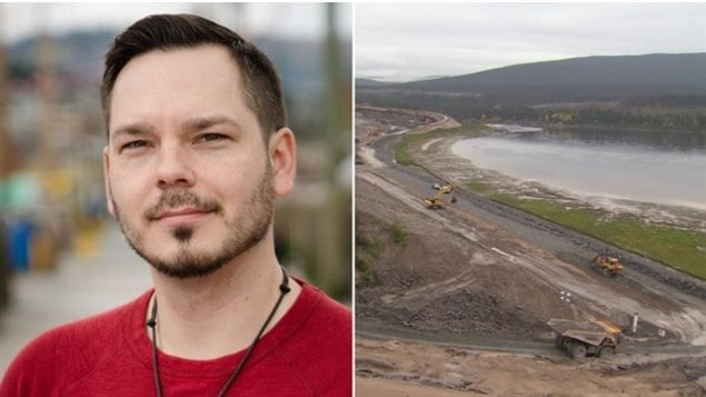 Labrador artist Billy Gauthier says he’ll remain on hunger strike until Nalcor Energy commits to fully clearing the Muskrat Falls reservoir of organic materials before it’s flooded.  (Billy Gauthier/Facebook, CBC) 