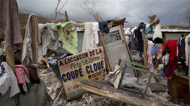 En el sur de Haití, el huracán Matthew golpeó con fuerza, como en el complejo de Port-à-Piment 