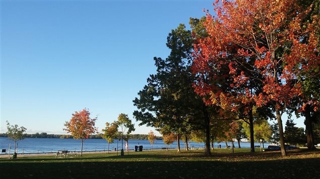 Au bord du lac Ontario à Toronto