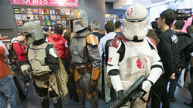 Participantes en Comiccon de Montreal.