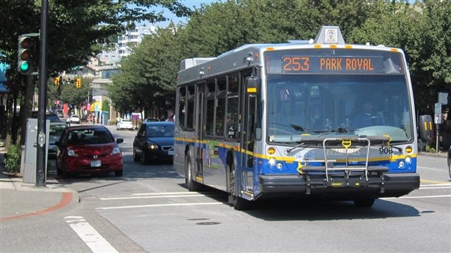Un autobus à West Vancouver.