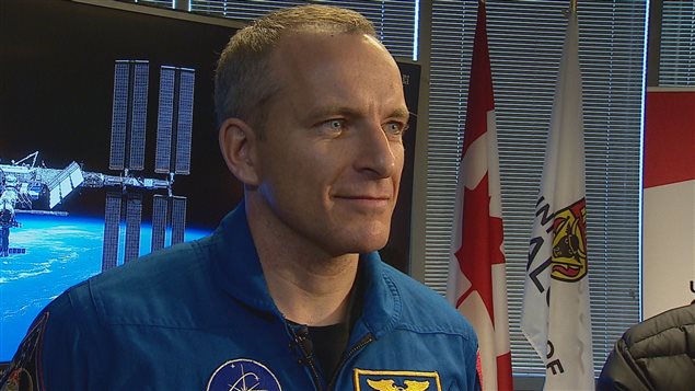 رائد الفضاء الكندي دافيد سان جاك (أرشيف).
