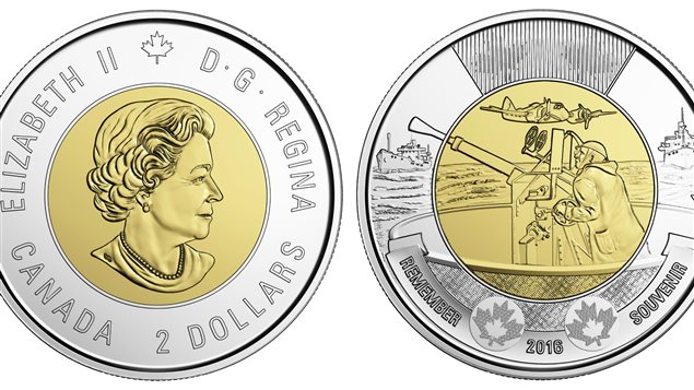 The Royal Canadian Mint today unveiled a new two-dollar circulation coin commemorating the 75th anniversary of the Battle of the Atlantic.