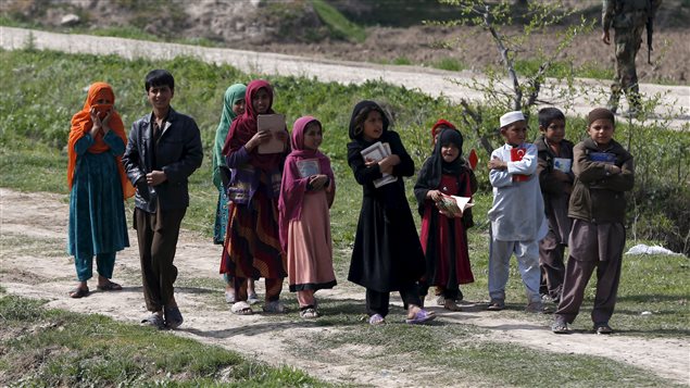 Des enfants afghans