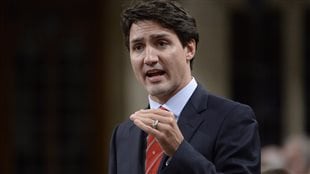 Le premier ministre Justin Trudeau à la Chambre des communes