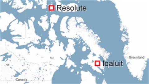 Localisation de Resolute Bay au Nunavut