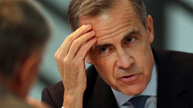 Le gouverneur de la Banque d’Angleterre, Mark Carney