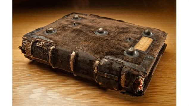 Beautifully bound in velvet, leather, wood and iron rivets, the book was destined for the elite and powerful in society.