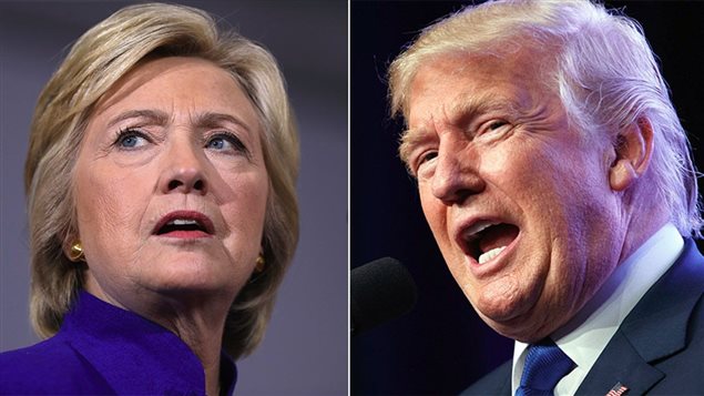Hillary Clinton et Donald Trump Hillary Clinton et Donald Trump