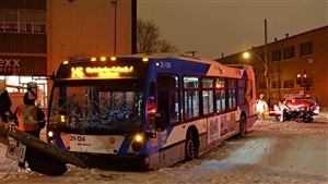 Un autobus de la STM