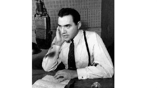 Lorne Greene was a well-known voice on CBC in the wearly war years. News of the war was often bad, and with his deep voice, he became known as the *voice of doom*. Later of course he went on to a successful career in Hollywood in film and TV