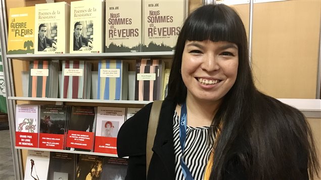 La poeta y “slameuse” indígena innu Natasha Kanapé. Fontaine