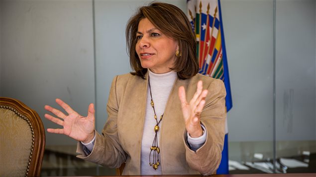 Laura Chinchilla, ex presidenta de Costa Rica y jefa de la Misión de Observación de la OEA en las elecciones estadounidenses. 