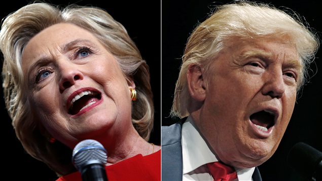 Élection aux États-Unis : la candidate démocrate Hillary Clinton et le candidat républicain Donald Trump    PHOTO : REUTERS STAFF / REUTERS