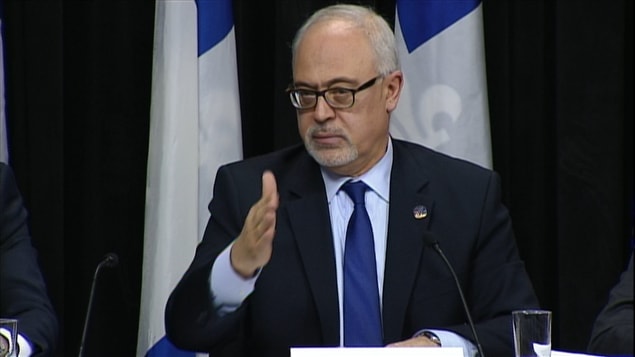 Le président du Conseil du Trésor et ministre des Finances du Québec, Carlos Leitao