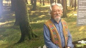 Environmental activist David Suzuki was in Montreal to announce the second phase of the Blue Dot movement, a national grassroots campaign to enshrine environmental rights in Canada’s Charter of Rights and Freedoms.