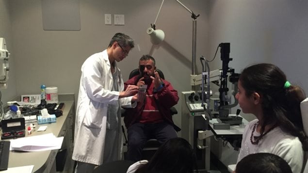 Clinics were staffed by volunteer specialists, optometrists, medical students and translators.