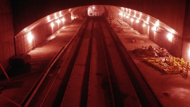 La station de métro Crémazie en construction, vers 1965 La station de métro Crémazie en construction, vers 1965