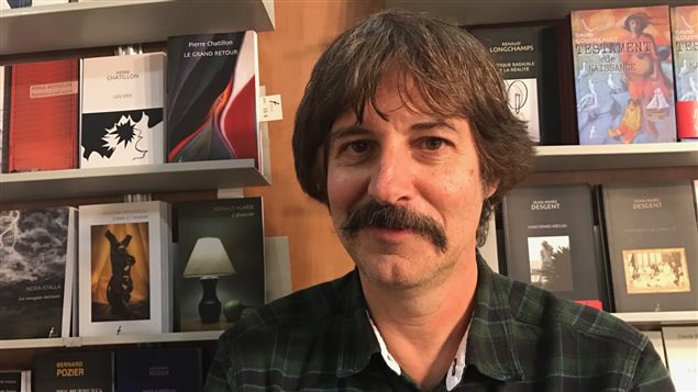 Bernard Pozier, director literario de la editorial de Quebec Les Écrits des Forges.