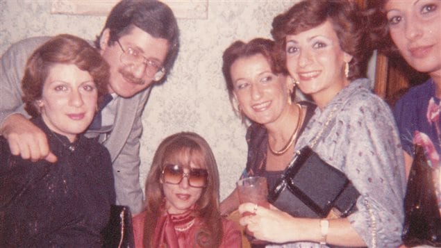 مع فيروز خلال زيارتها إلى مونتريال عام 1981