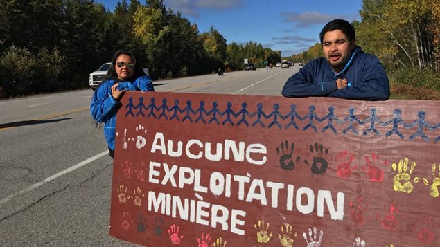 La nation algonquienne qui s’oppose à l’exploration minière sur son territoire