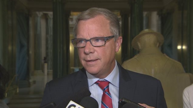 El primer ministro de Saskatchewan, Brad Wall 