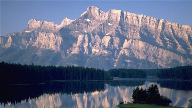 A view of Two Jack Lake in Banff National Park is shown in this undated handout photo.