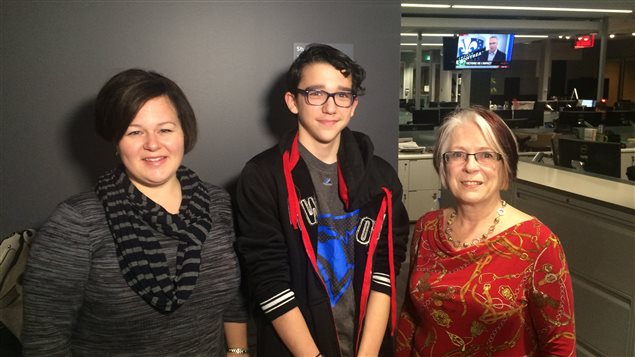 Darquise Poulin, Simon Landry et Nicole Teddy Darquise Poulin, Simon Landry et Nicole Teddy