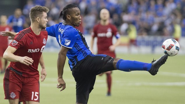 Didier Drogba durante el partido contra el Toronto FC este martes 22 de noviembre 2016.
