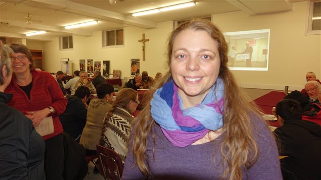 La trésorière de la coalition anti-pauvreté au Yukon, Julie Ménard. La trésorière de la coalition anti-pauvreté au Yukon, Julie Ménard.