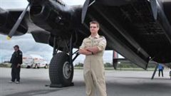 Craig Brookhouse, aircrew for the CWHM *Mynarski* Lancaster.