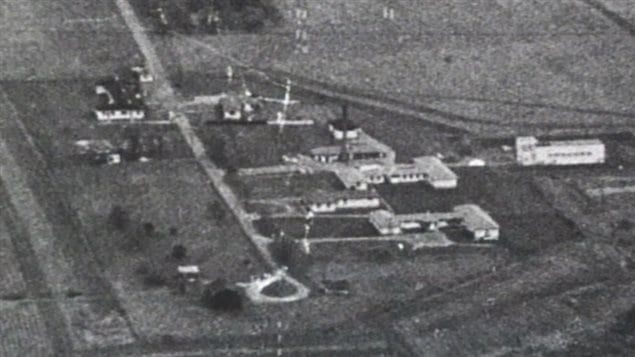Period photo of the secretive Camp X which trained Allied spies from Canada, Britain and the US who were later sent on extremely dangerous missions in theatres around the world.