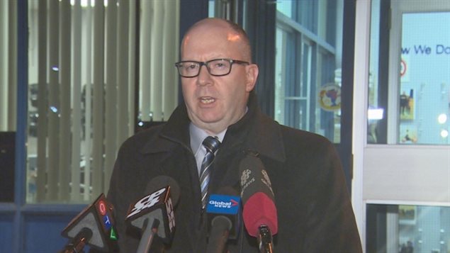 Det. Len Nicholson says a U.S. tipster alerted police an online threat to attack a Toronto school on the anniversary of the Montreal massacre. A 17-year-old has been charged. (CBC News)