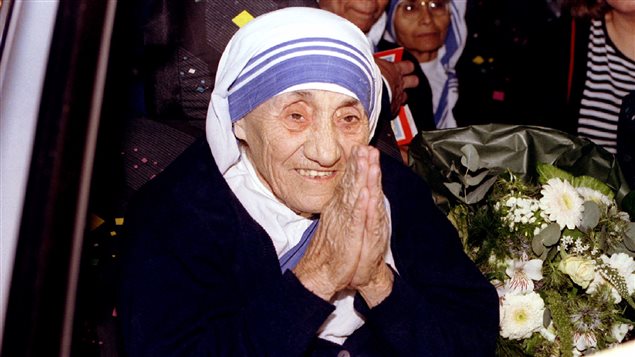 Mère Teresa en 1995 Mère Teresa en 1995