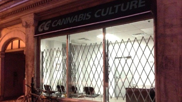 Punto de venta de Cannabis Culture en la calle Mont-Royal de Montreal.