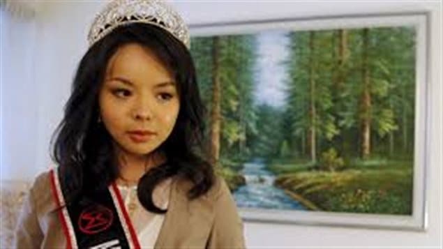 Barred last year, Anastasia Lin will take another crack at making a point at this weekend's Miss World pageant.