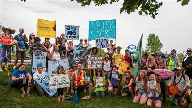 *Walk for Water* citizens walk from the town of Elora to the Nestle plant in Aberfoyle, June 2016