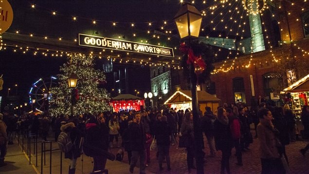 Toronto Christmas Market at the Distillery District. Photo via torontochristmasmarket.com
