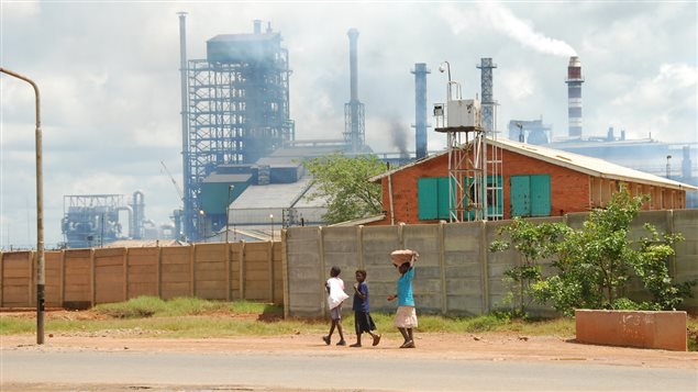 Mine de cobre en Mopani, Zambia