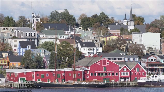 Bluenose II, the iconic Canadian schooner, sits at berth on the waterfront in Lunenburg on Sunday, October 18, 2015. The historic town was designated a UNESCO World Heritage site in 1995 which ensures protection for much of Lunenburg’s unique architecture and civic design. 