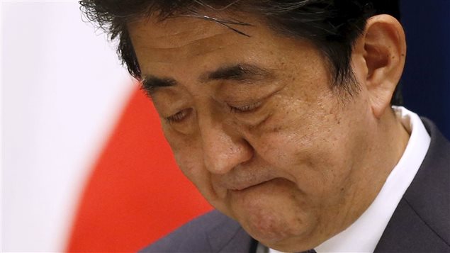 Le premier ministre japonais Shinzo Abe Le premier ministre japonais Shinzo Abe