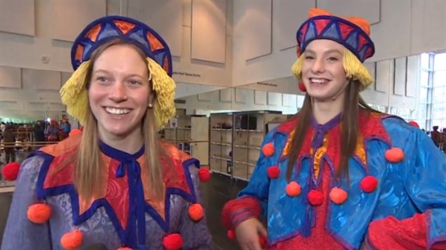 Those Olympians have all the fun. Four-time Olympic medalist Penny Oleksiak (right) and former World Champion medalist Martha McCabe (left) got to dress as cannon dolls the National Ballet of Canada performance of The Nutcracker in Toronto earlier this month.