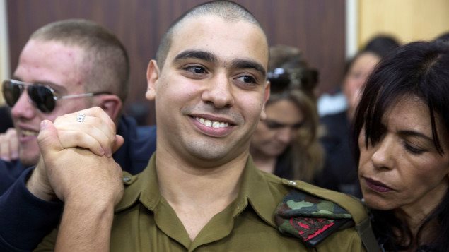 Elor Azaria fue reconocido culpable de homicidio involuntario.
