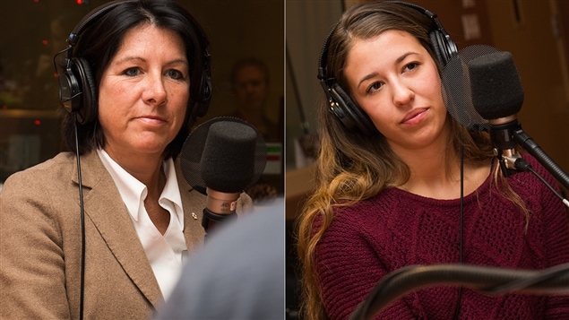 Danièle Sauvageau et Logane Rhéaume Danièle Sauvageau et Logane Rhéaume