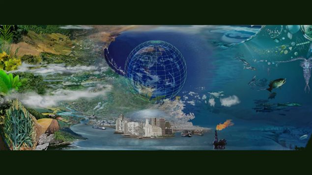 Photo-montage : la connectivité des écosystèmes pour améliorer la résilience des villes Photo-montage : la connectivité des écosystèmes pour améliorer la résilience des villes