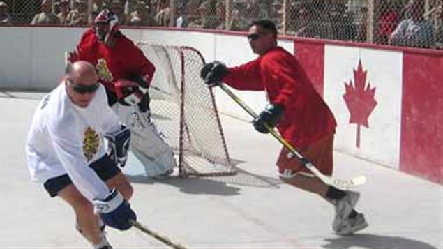 At its height the *rink* was busy at all hours and over the years many NHL stars and even some politicians played. The actual Stanley Cup was brought of in 2007 for a competition called the *Afghanistanley Cup*