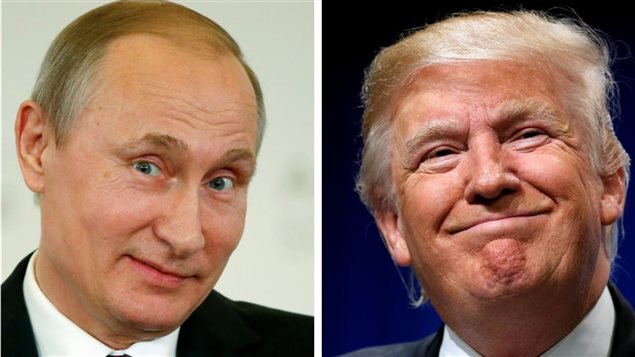 الرئيس الأميركي المنتخب دونالد ترامب (إلى اليمين) والرئيس الروسي فلاديمير بوتين