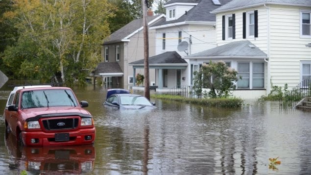 Torrential rains caused flooding in parts of Atlantic Canada in early October 2016. Insurers renewed calls for a National Flood Plan.